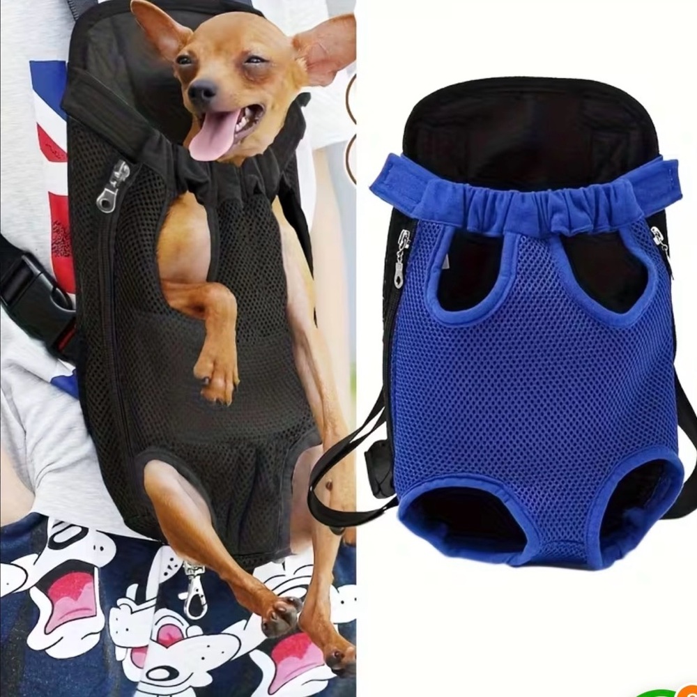 Portable Pet Backpack, Comfortable And Breathable Fabric Pet Backpack, NWT